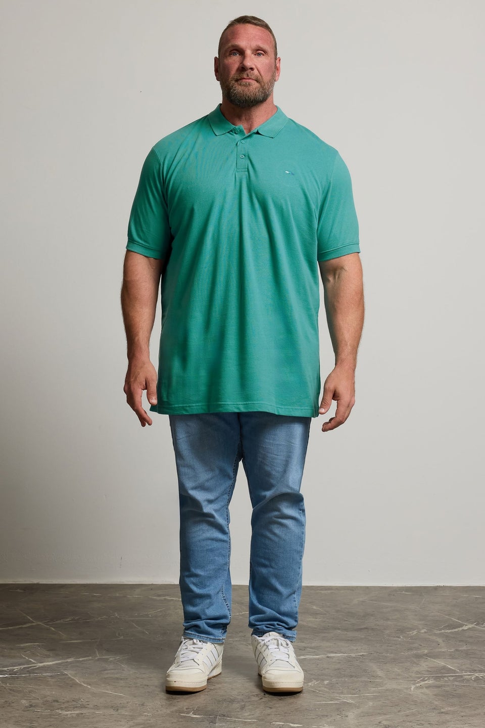 BadRhino Big & Tall Pacific Blue Core Polo Shirt