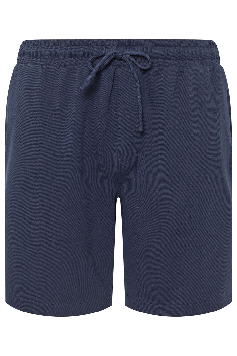 BadRhino Big & Tall Navy Blue Textured Jersey Shorts