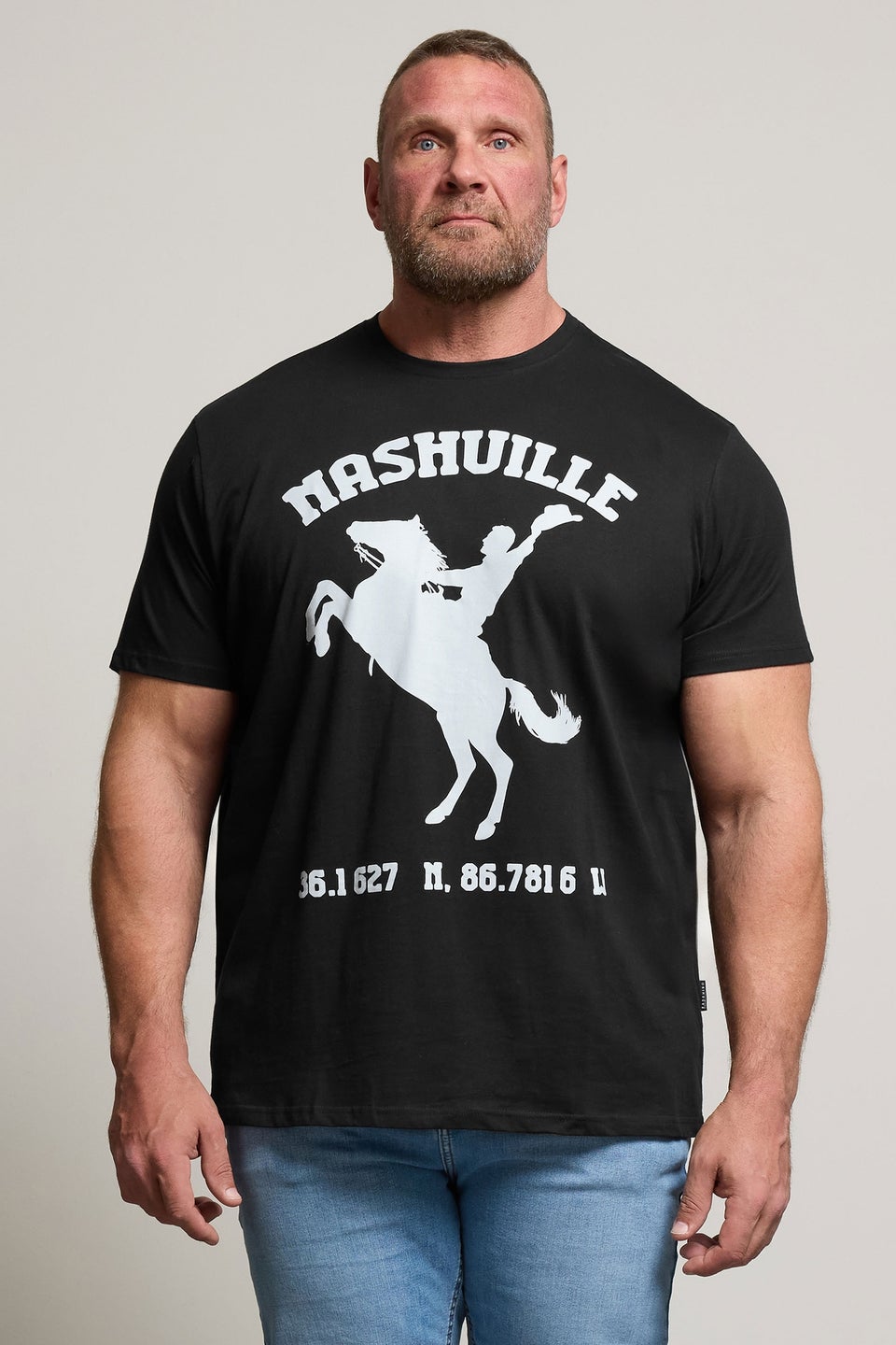 BadRhino Black Nashville Graphic T-Shirt