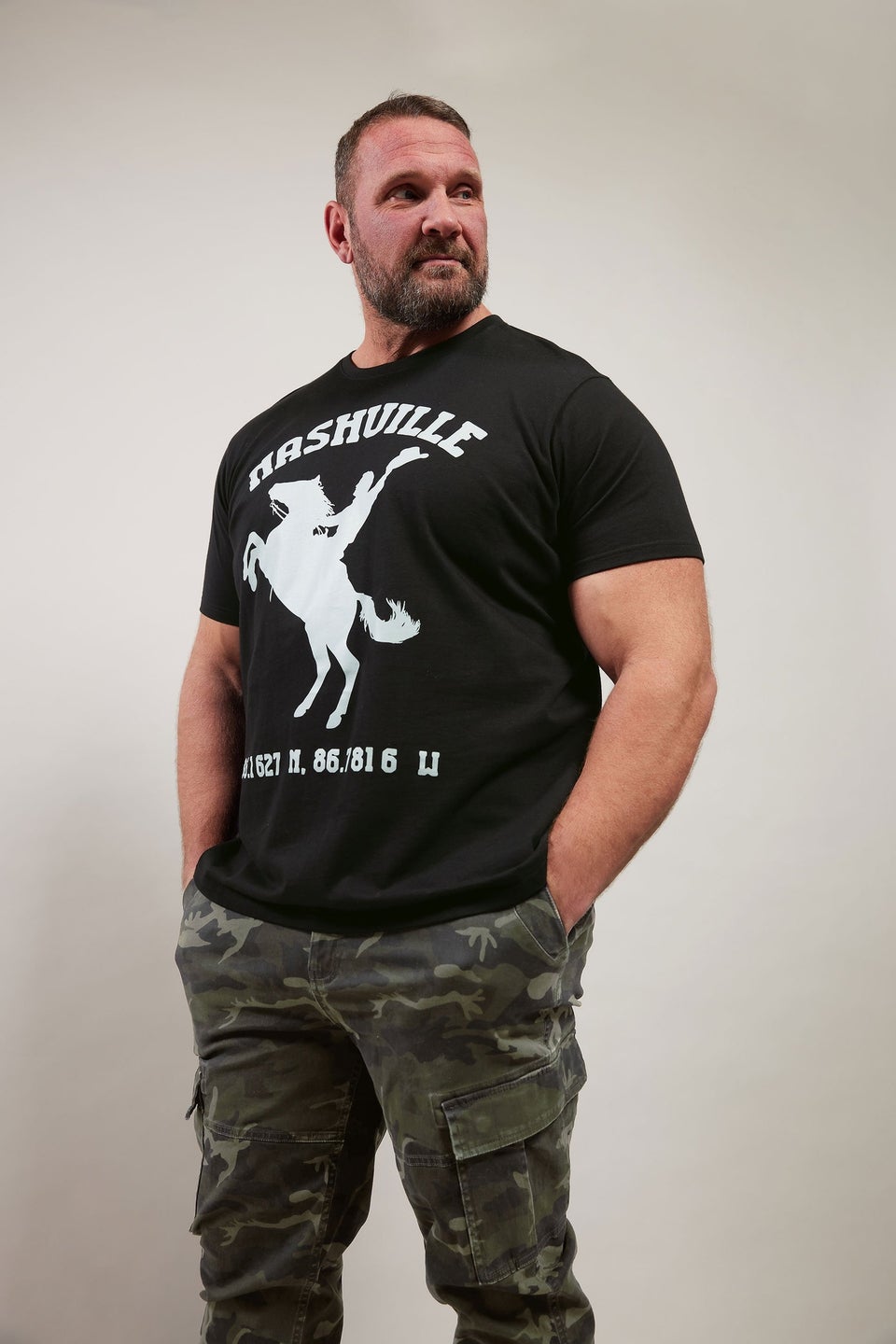 BadRhino Black Nashville Graphic T-Shirt