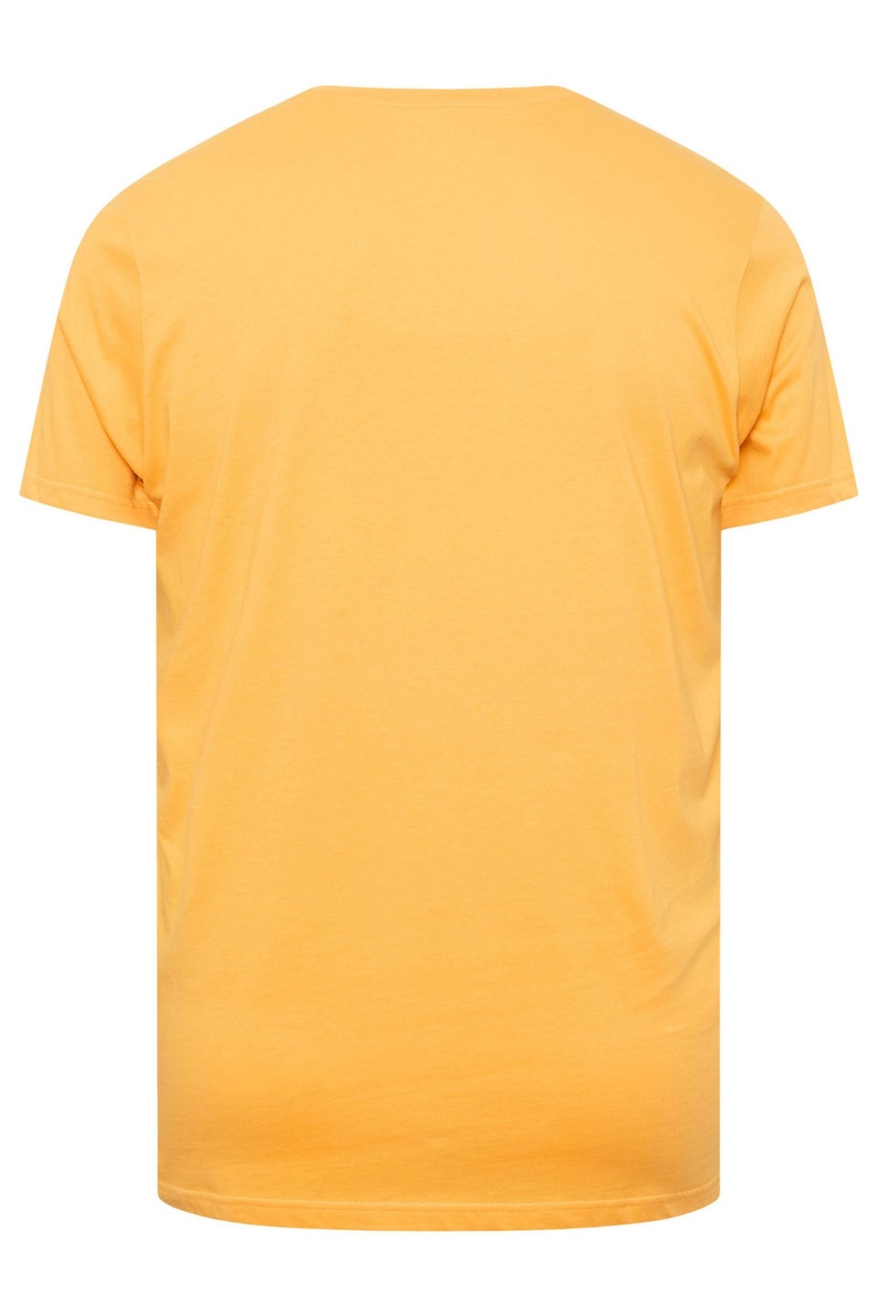 BadRhino Big & Tall Yellow Bicycle Print T-Shirt
