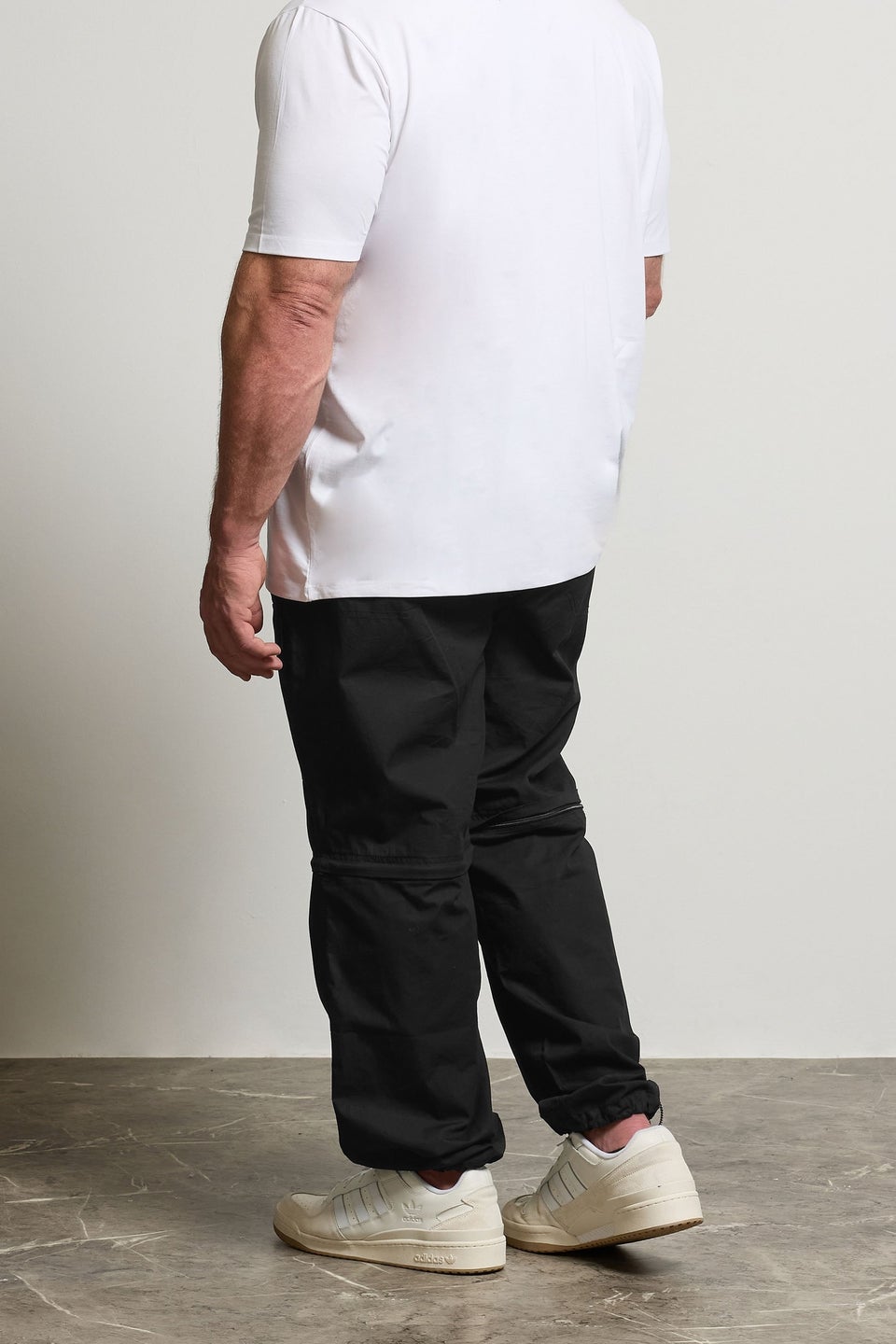 BadRhino Big & Tall Black Zip Off Trekking Trousers