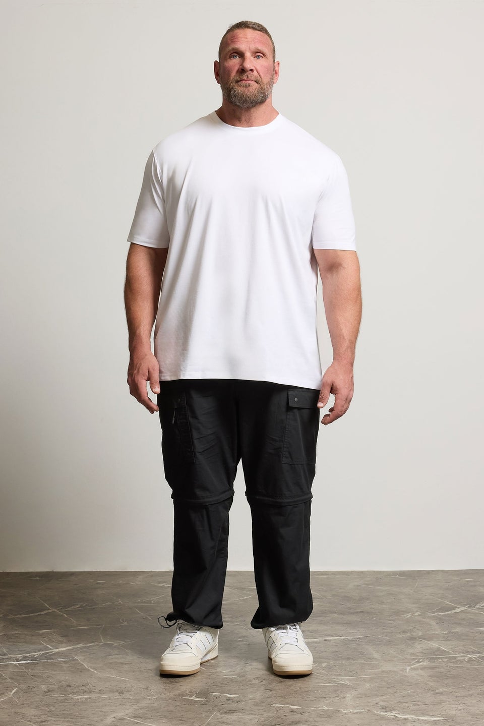 BadRhino Big & Tall Black Zip Off Trekking Trousers