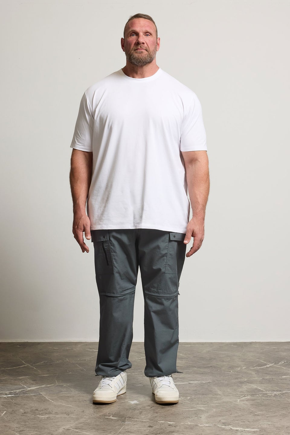 BadRhino Big & Tall Slate Grey Zip Off Trekking Trousers