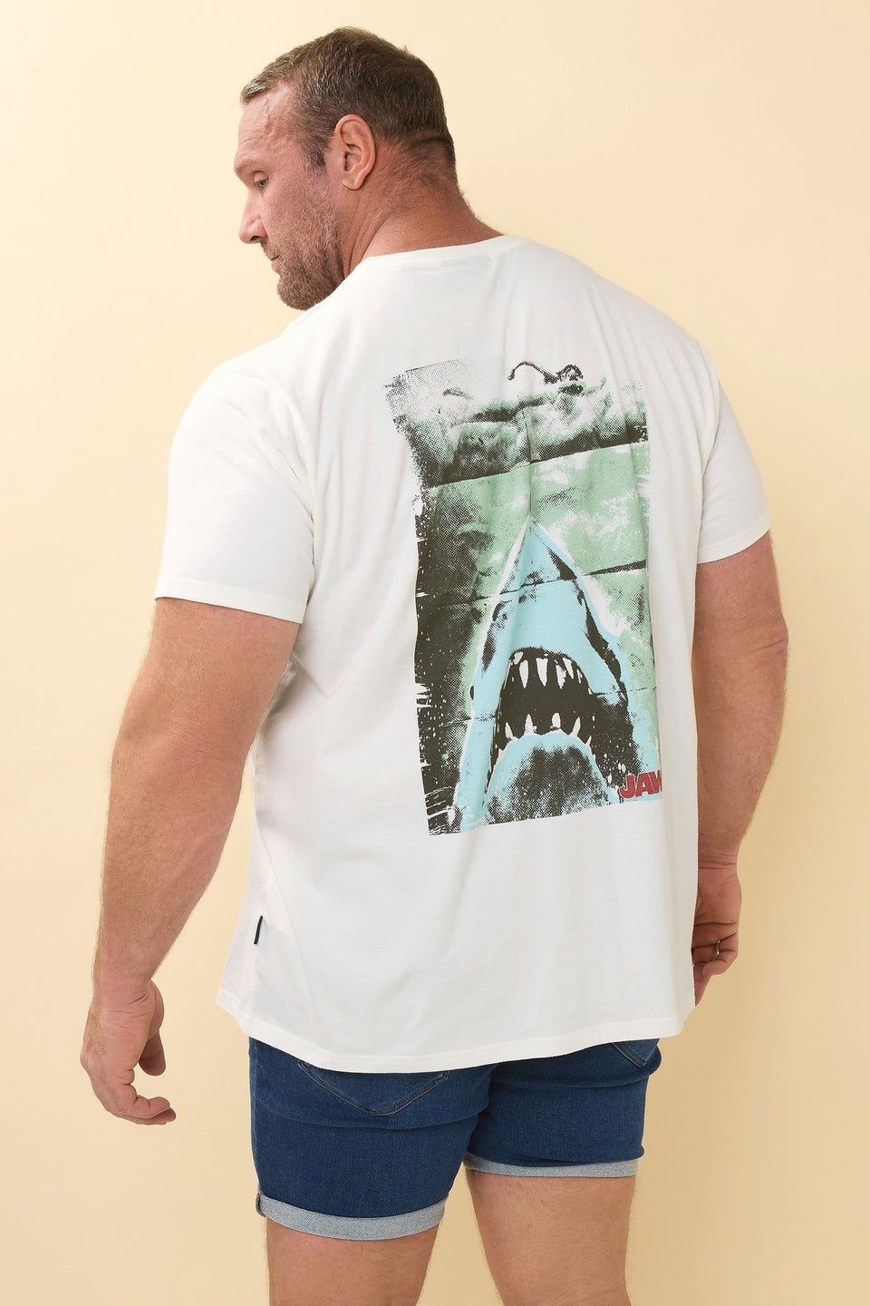 BadRhino Off White Jaws T-Shirt