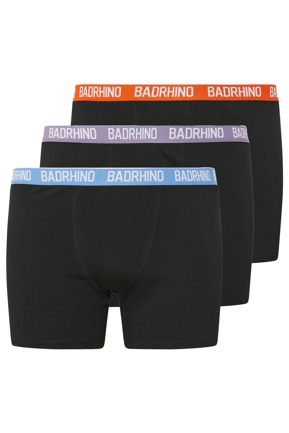 BadRhino Big & Tall 3 PACK Black Boxers