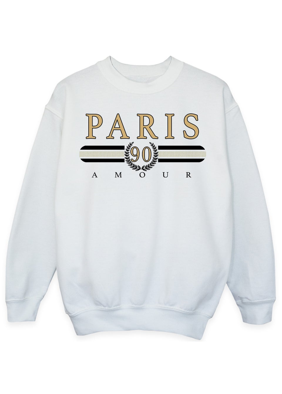 Brands In Paris Amour Kids White Graphic Sweatshirt (3-13 Years)