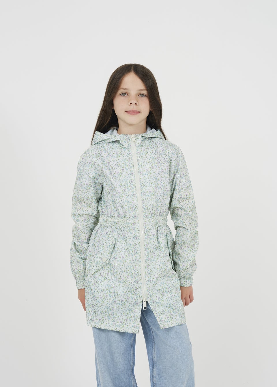 Brave Soul Soft Green Lightweight Showerproof Jacket (7-13 yrs)