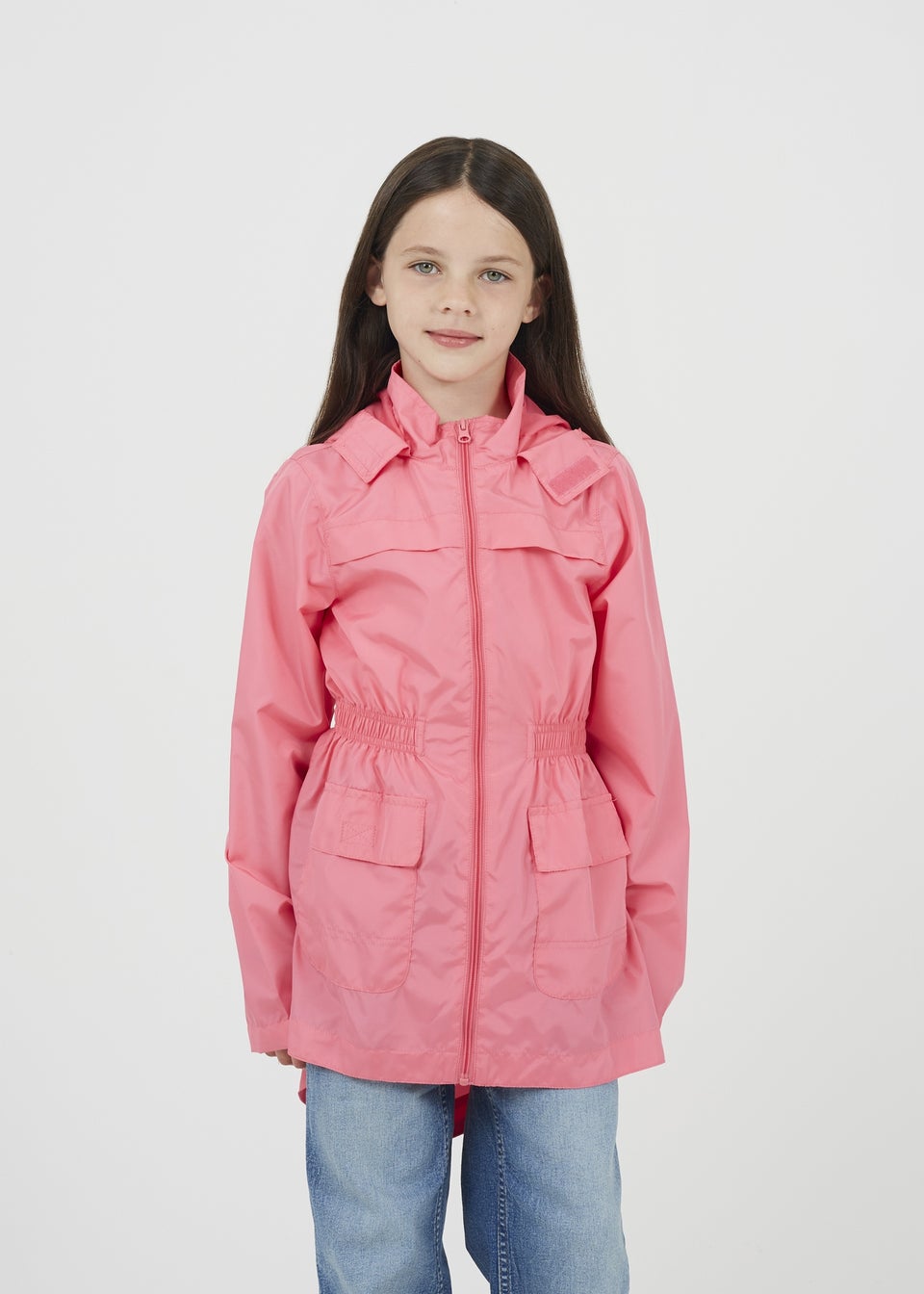 Brave Soul Pink Lightweight Showerproof Jacket (7-13 yrs)