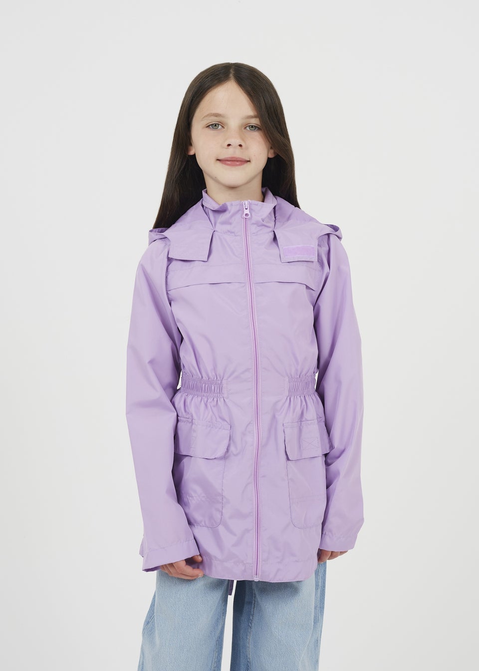 Brave Soul Lilac Lightweight Showerproof Jacket (7-13 yrs)