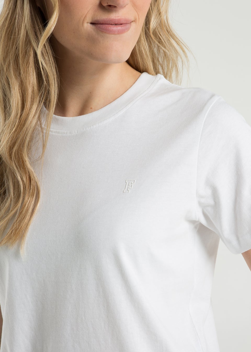 French Connection Blue Cotton Crew Neck Logo Short Sleeve T-Shirts 3 Pack