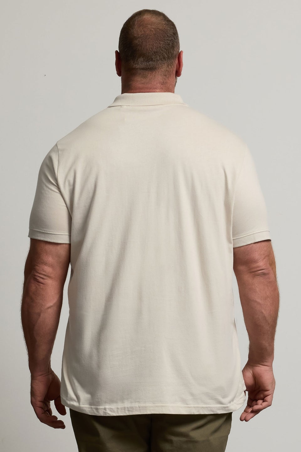 BadRhino Natural Jersey Polo Shirt