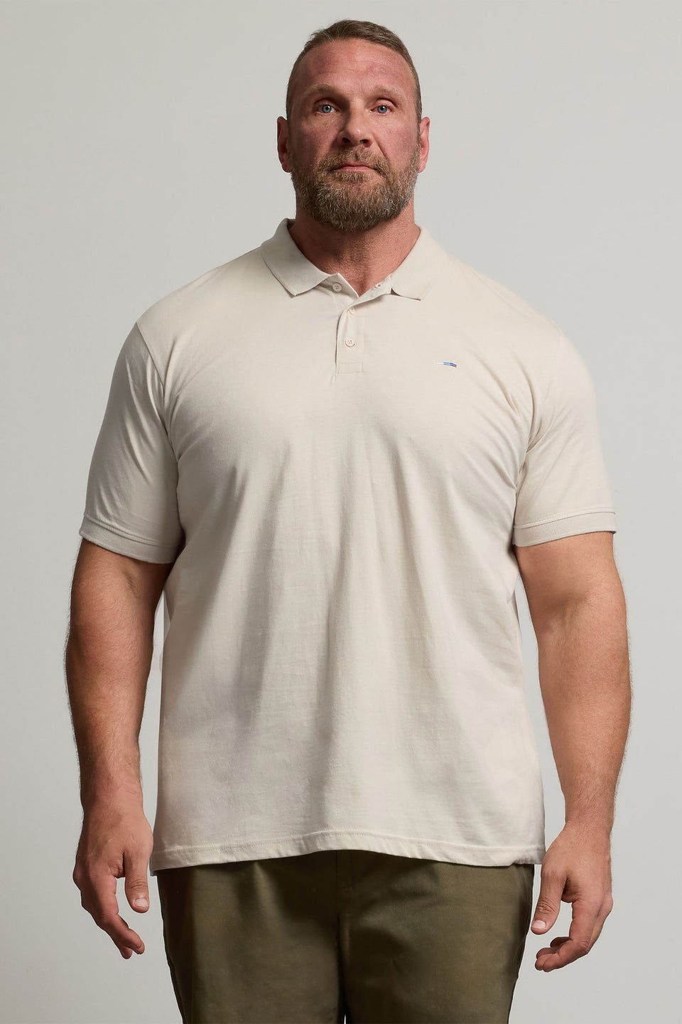 BadRhino Natural Jersey Polo Shirt