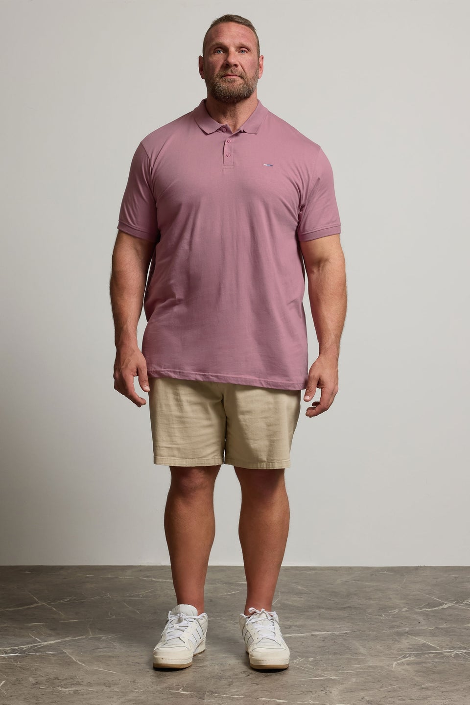BadRhino Big & Tall Plum Purple Jersey Polo Shirt