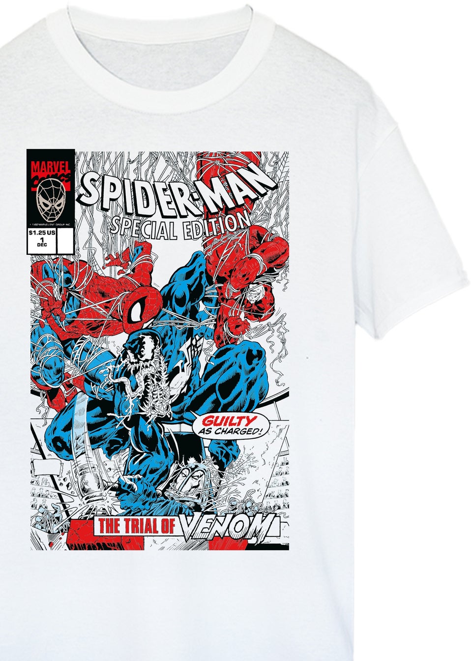 Marvel Comics Spider-Man Special Edition White Graphic T-Shirt
