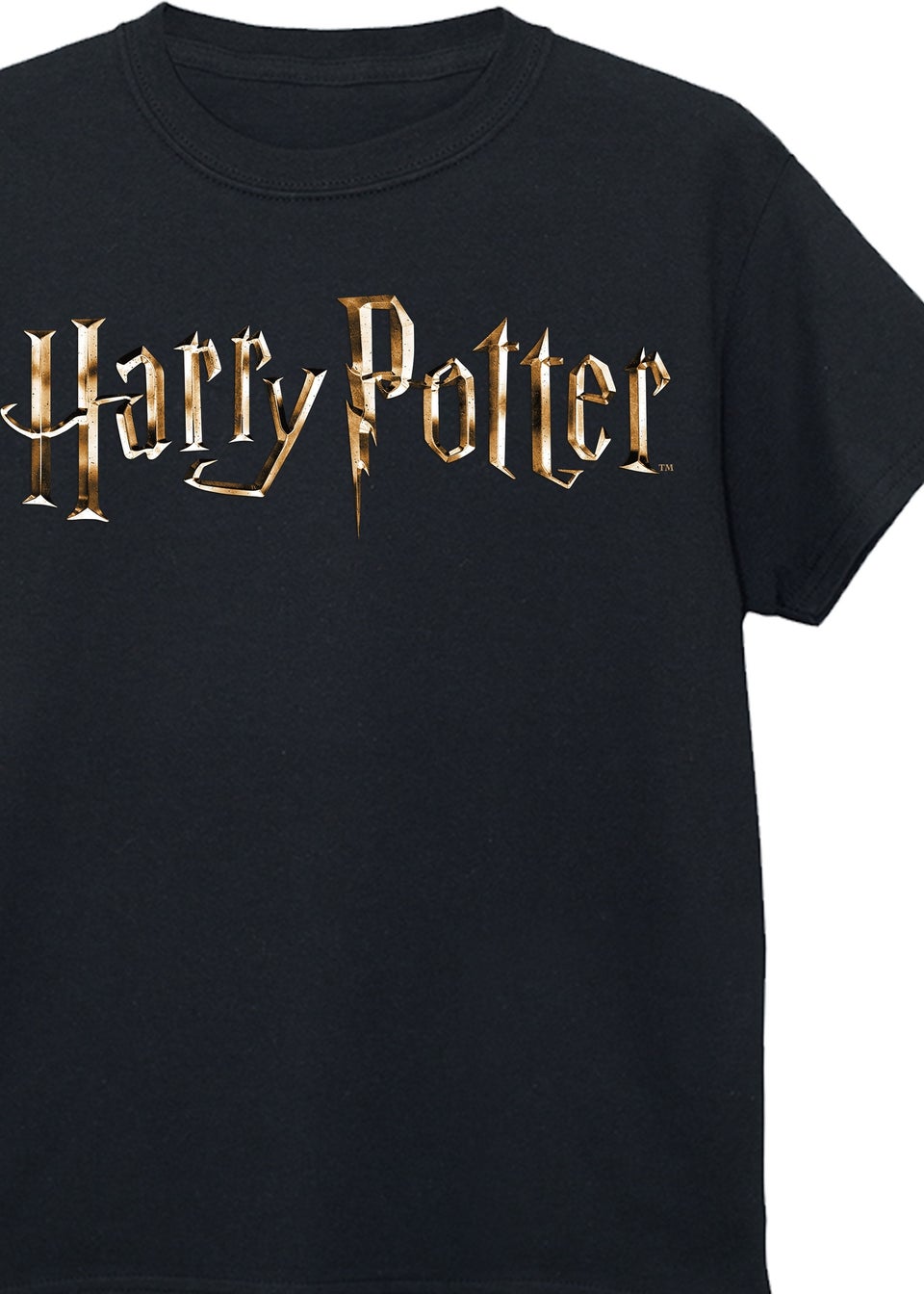 Harry Potter Logo Black Kids Graphic T-Shirt (3-13 Years)