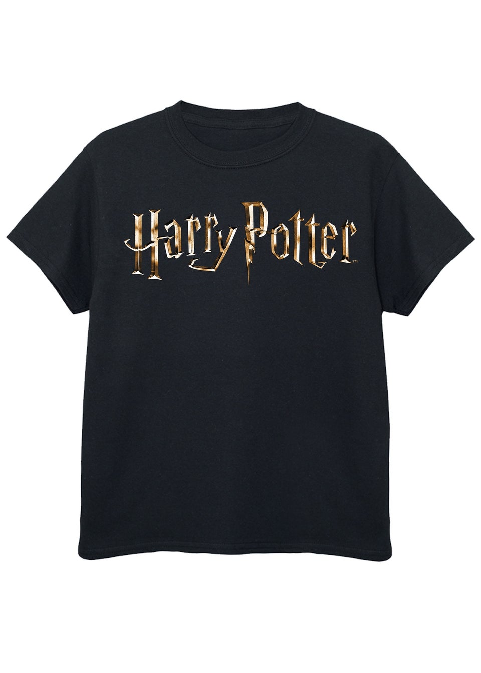 Harry Potter Logo Black Kids Graphic T-Shirt (3-13 Years)