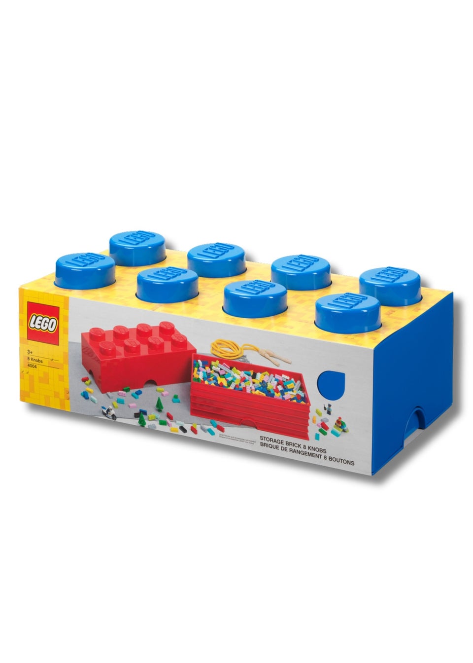 Lego Blue 8 Stud Storage Brick