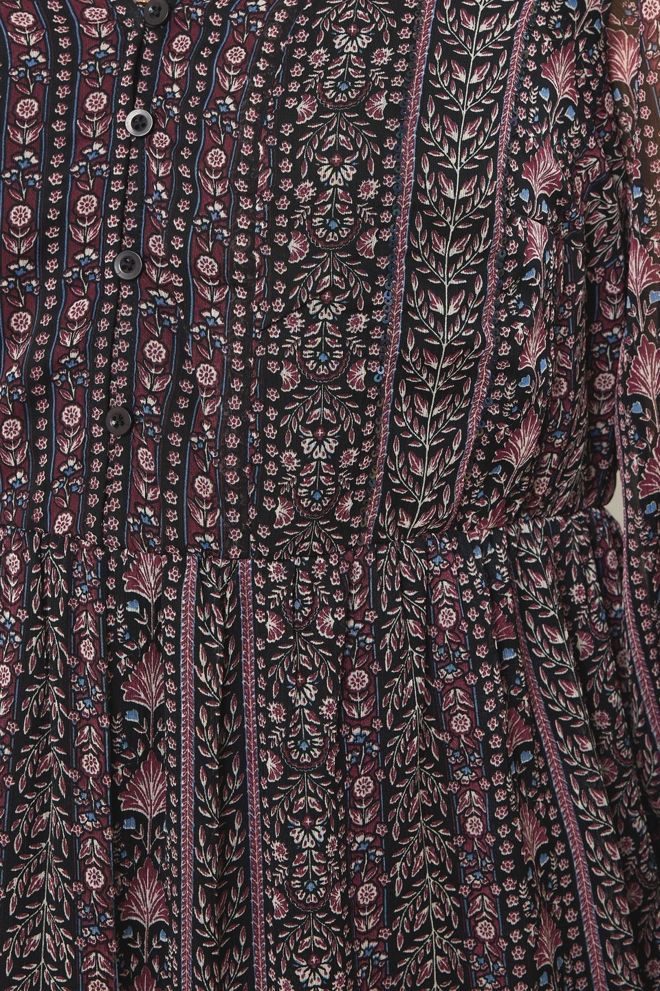 Yours Curve Purple Floral Paisley Smock Mini Dress
