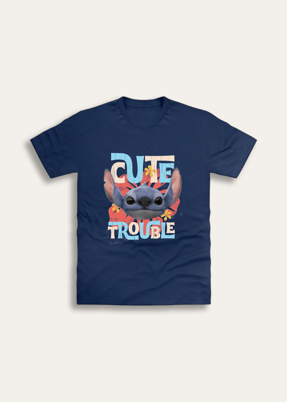 Brand Threads Disney Lilo & Stitch Movie Navy T Shirt (Ages 5-13 Years)