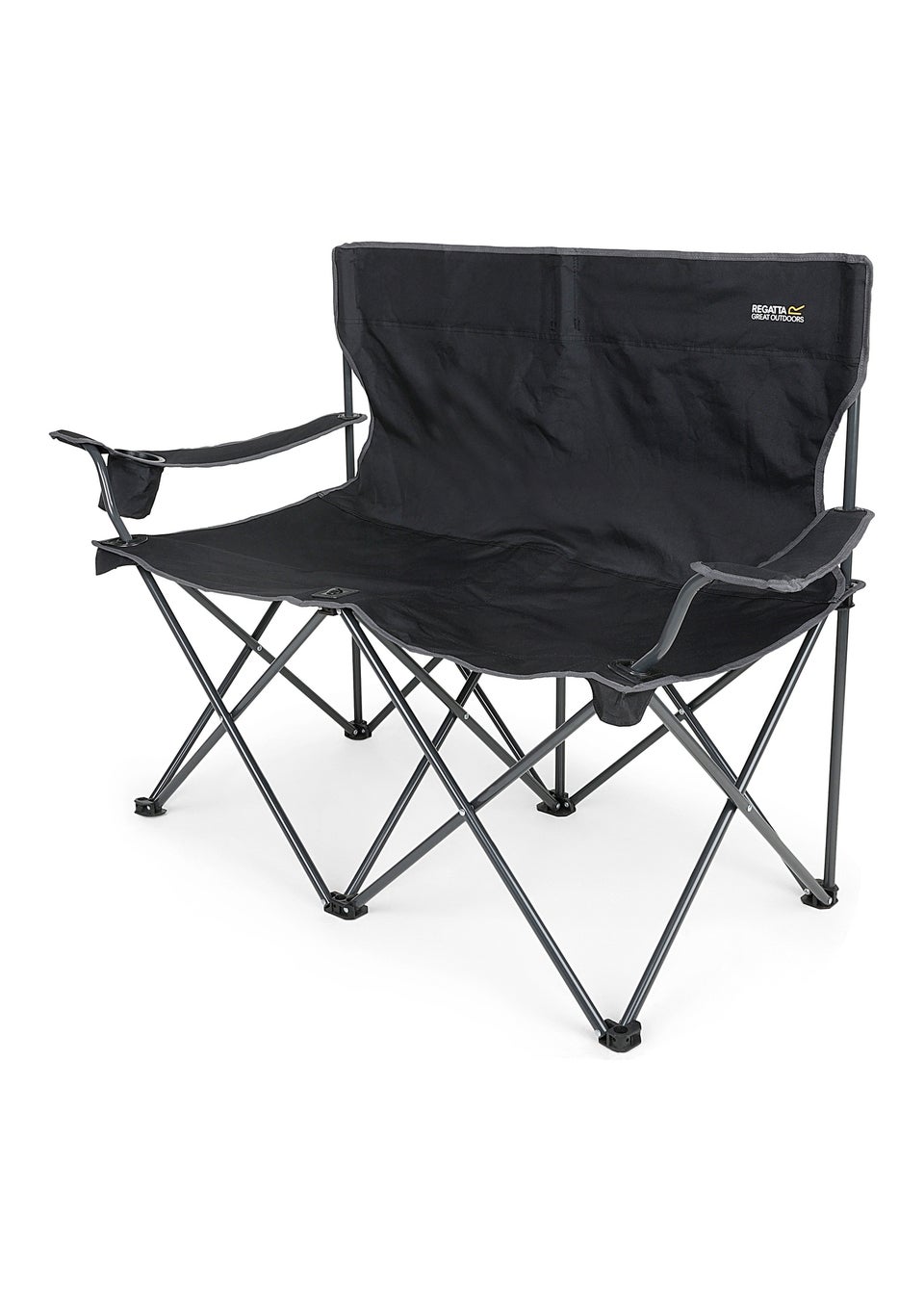 Regatta Black Isla Double Camping Chair