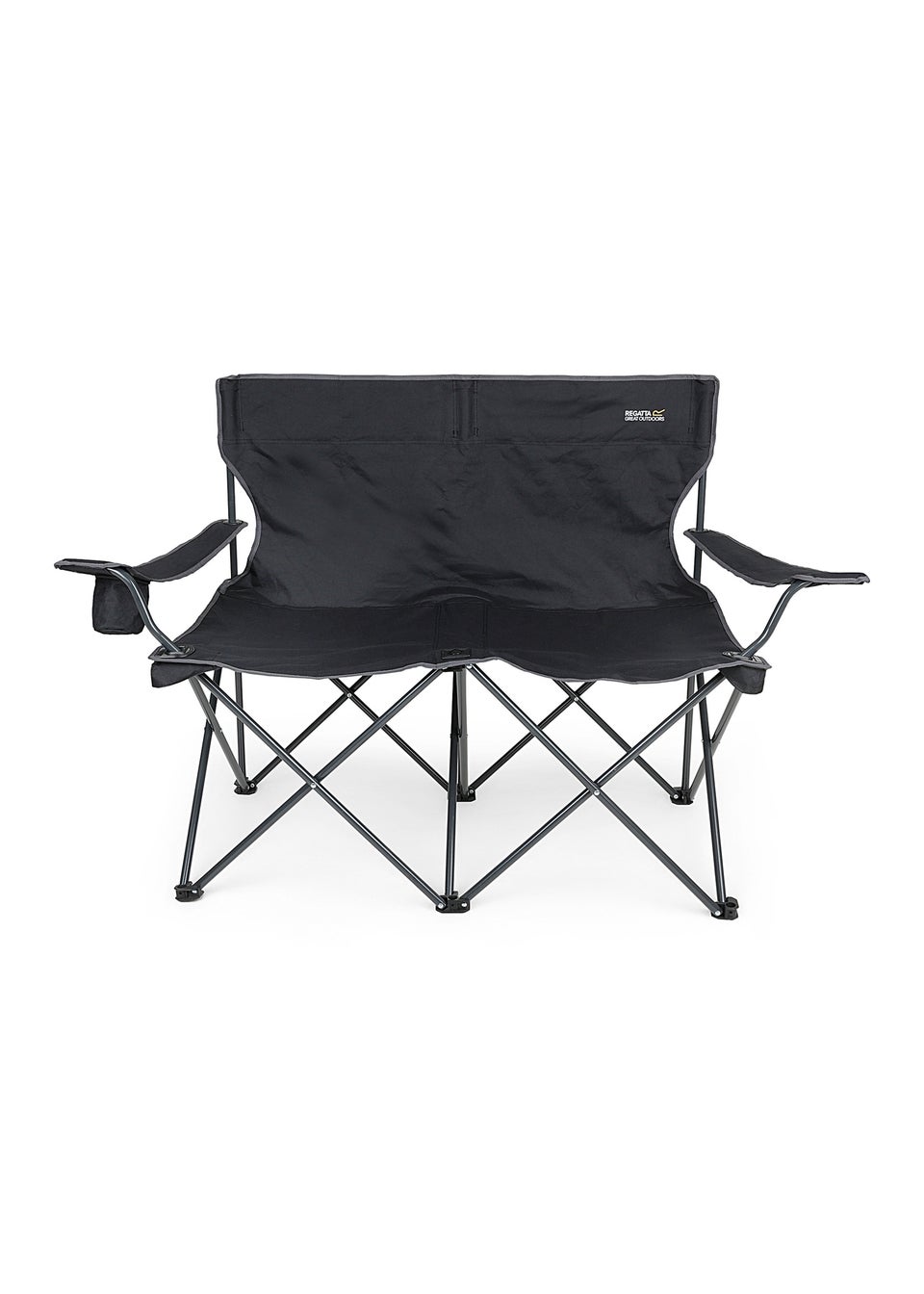 Regatta Black Isla Double Camping Chair