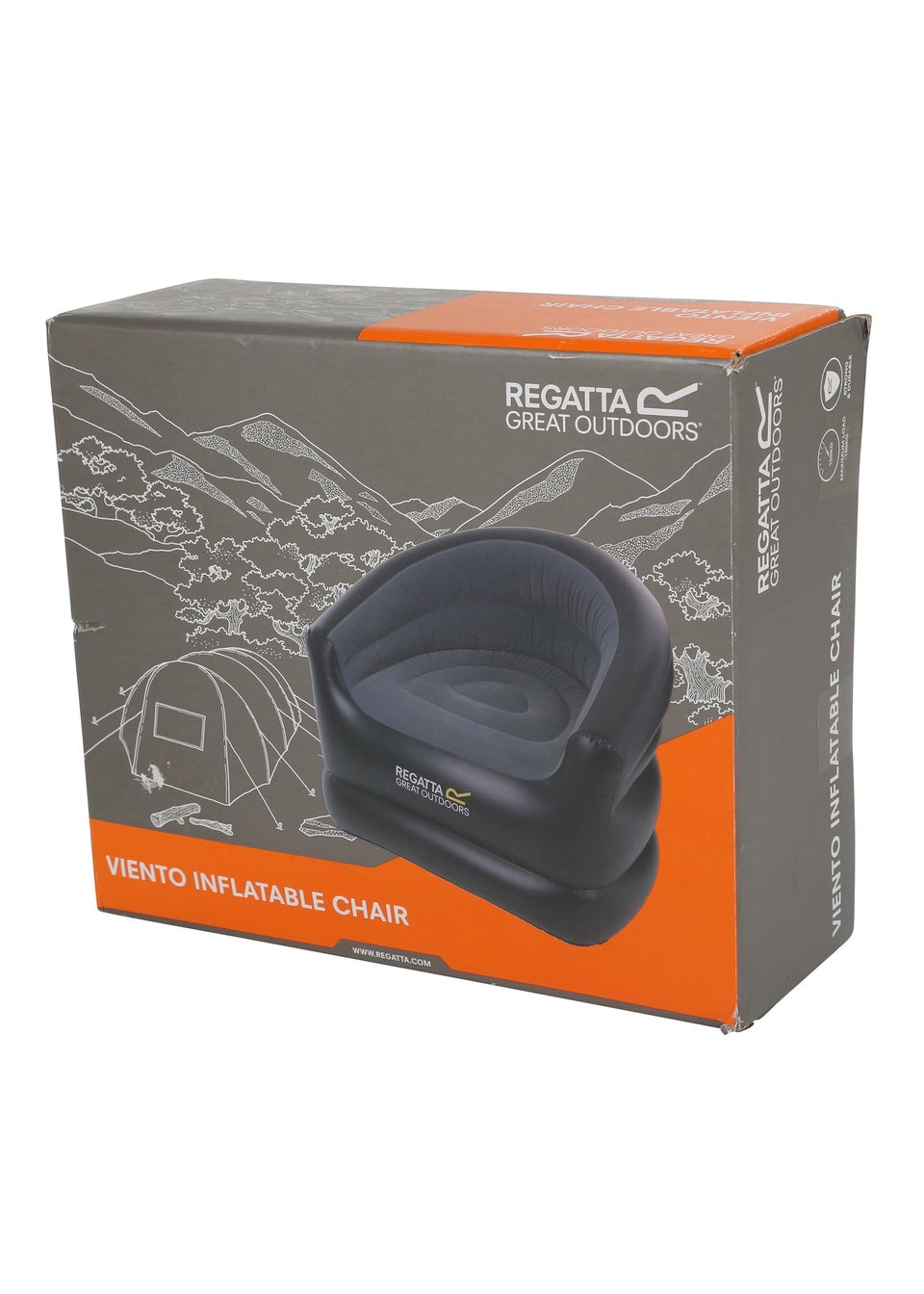Regatta Grey Viento Inflatable Chair