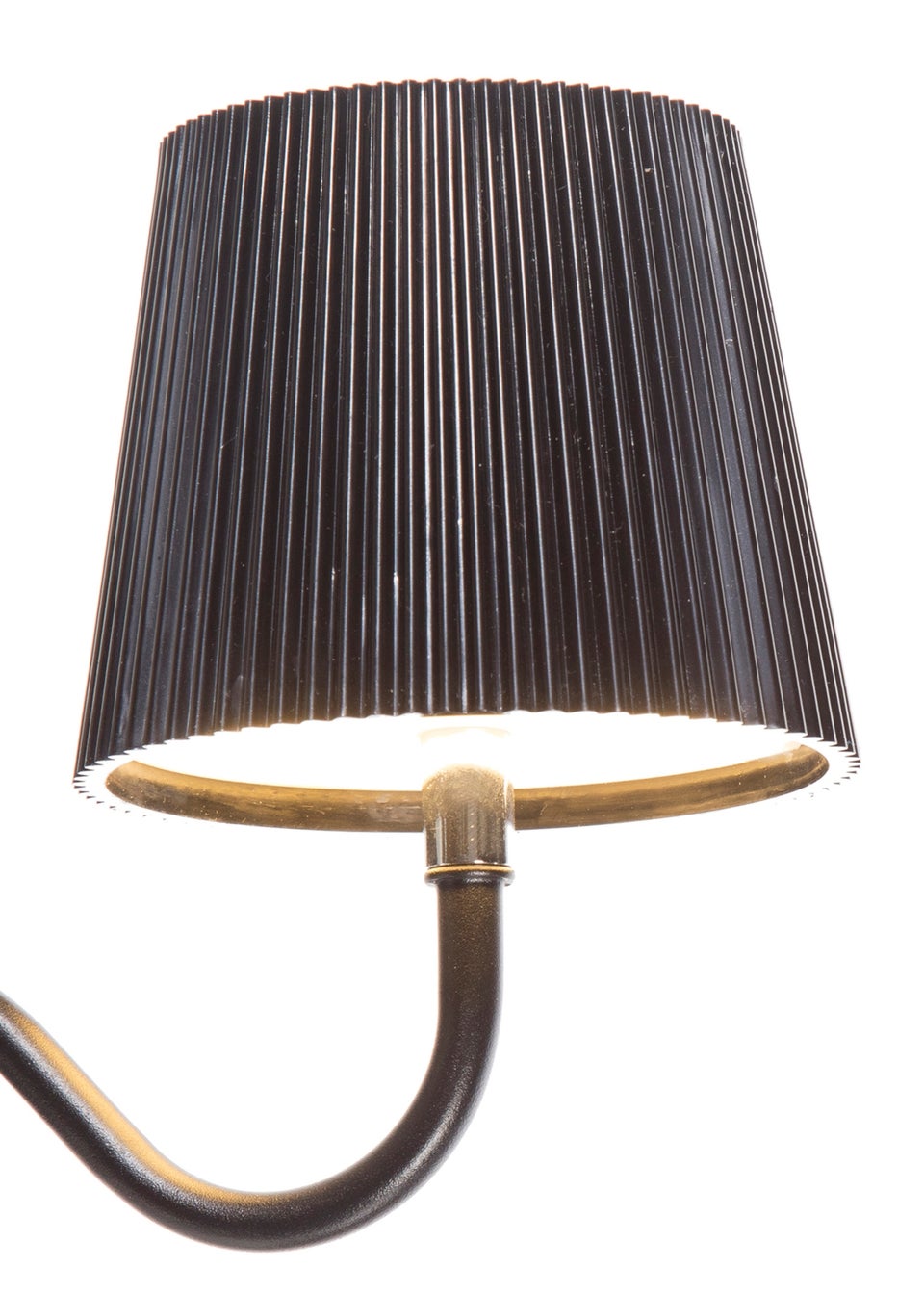 Premier Decorations LED USB Rechargeable Black Touch Activated Aluminium Wall Lamp