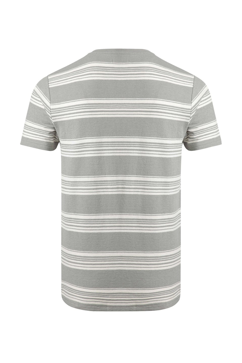 Weird Fish Limestone Xavier Crepe Stripe T-Shirt