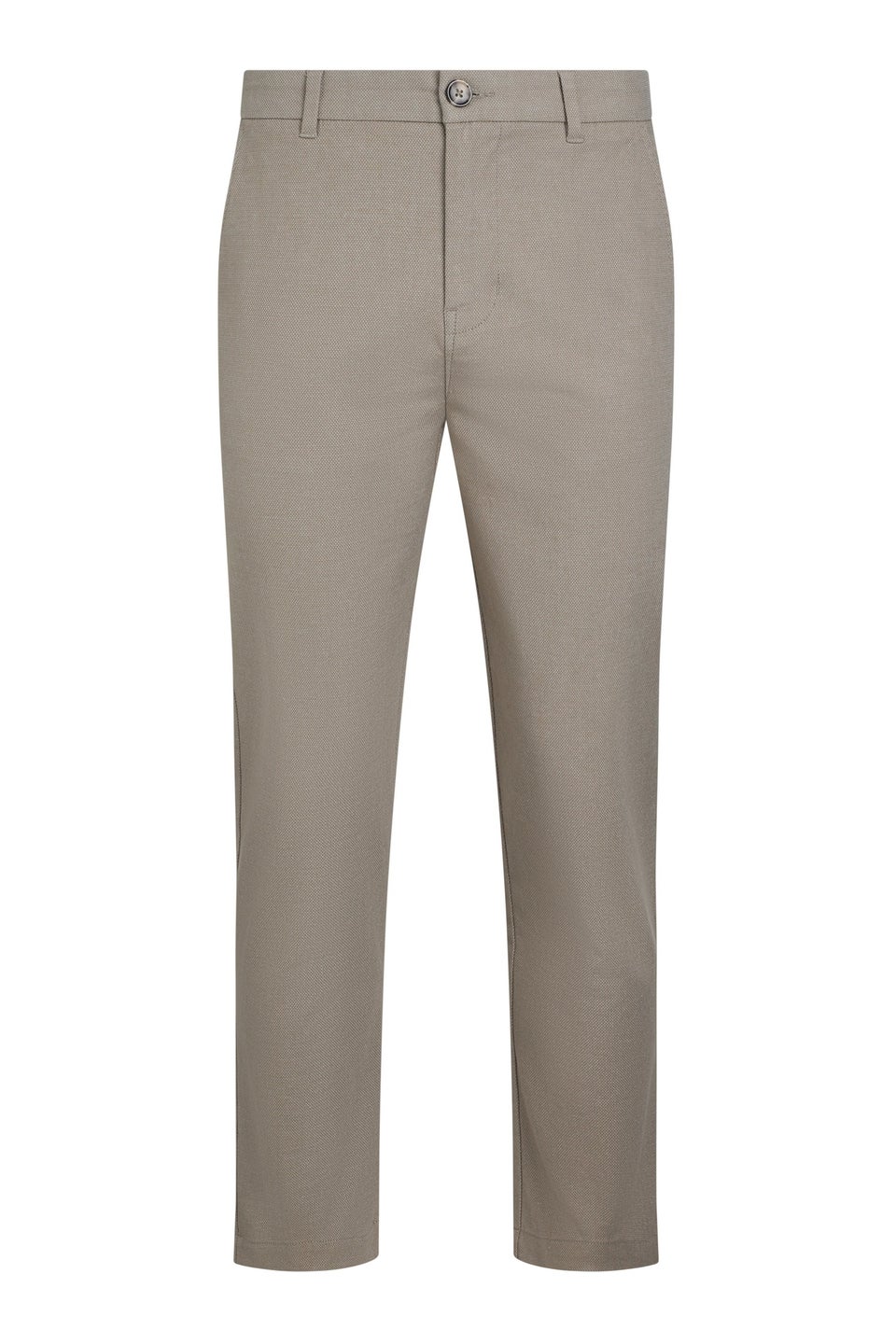 Weird Fish Stone Charleigh Textured Chino Trouser