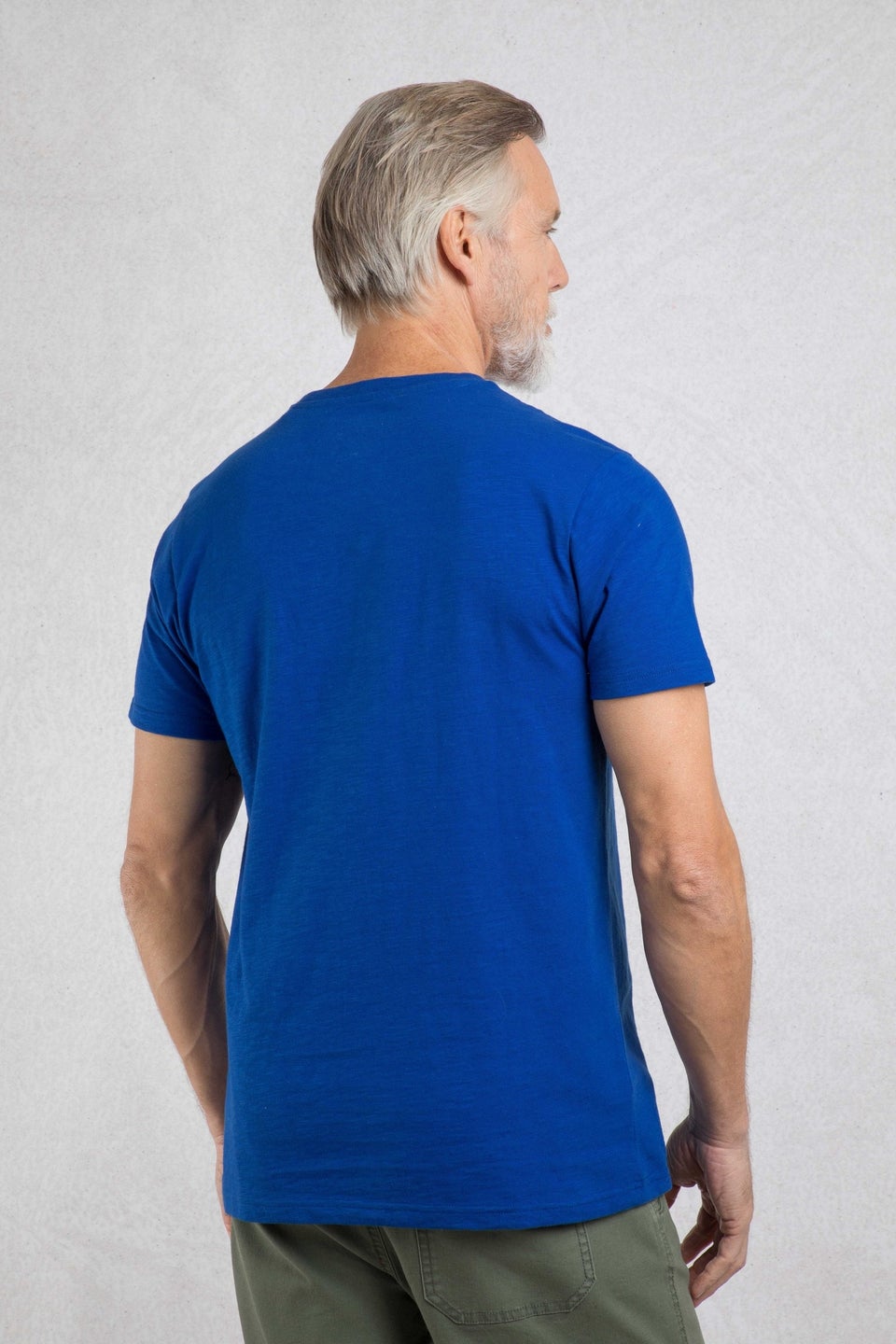 Weird Fish Cobalt Blue Fished Branded T-Shirt