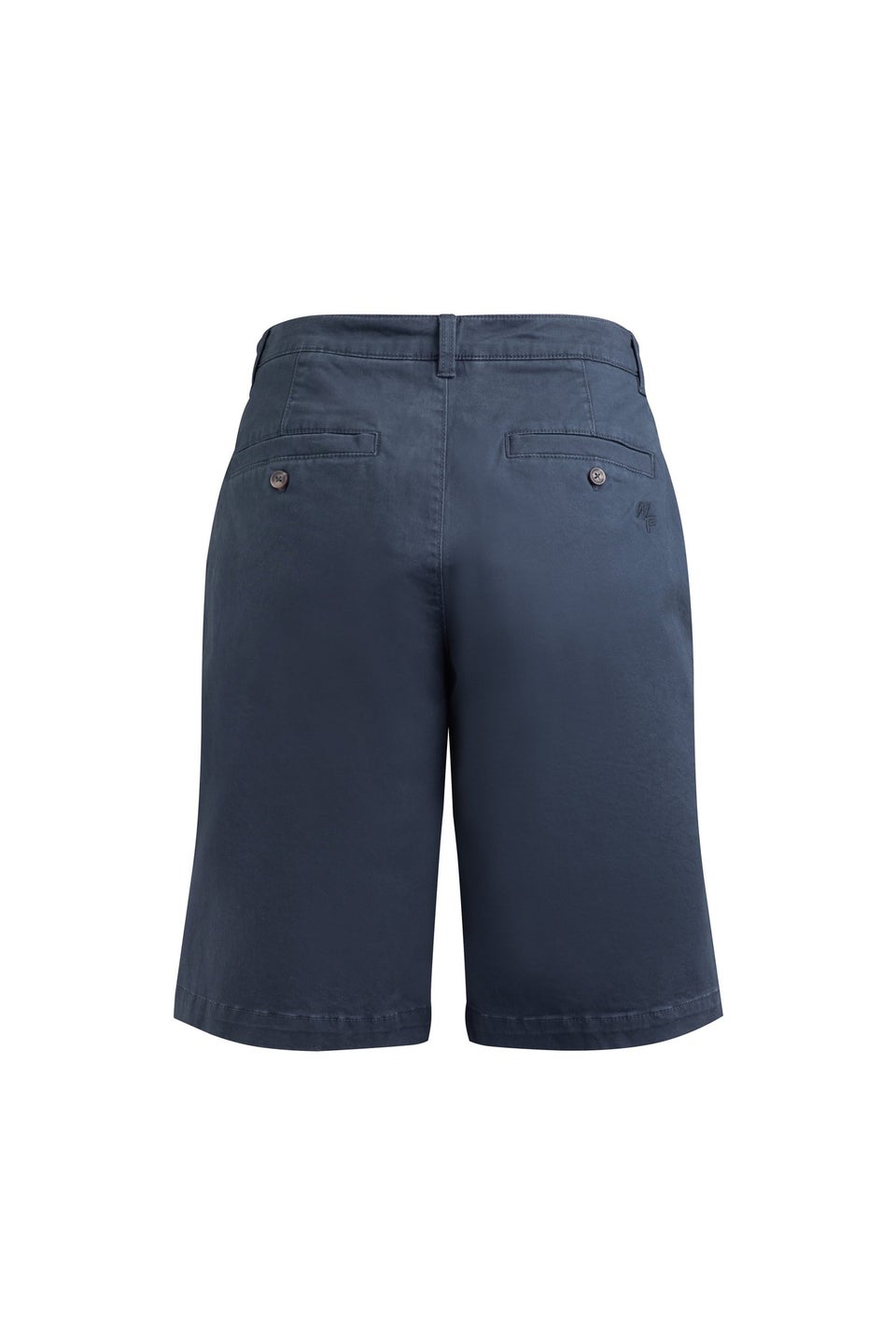 Weird Fish Navy Annalise Knee Length Chino Shorts