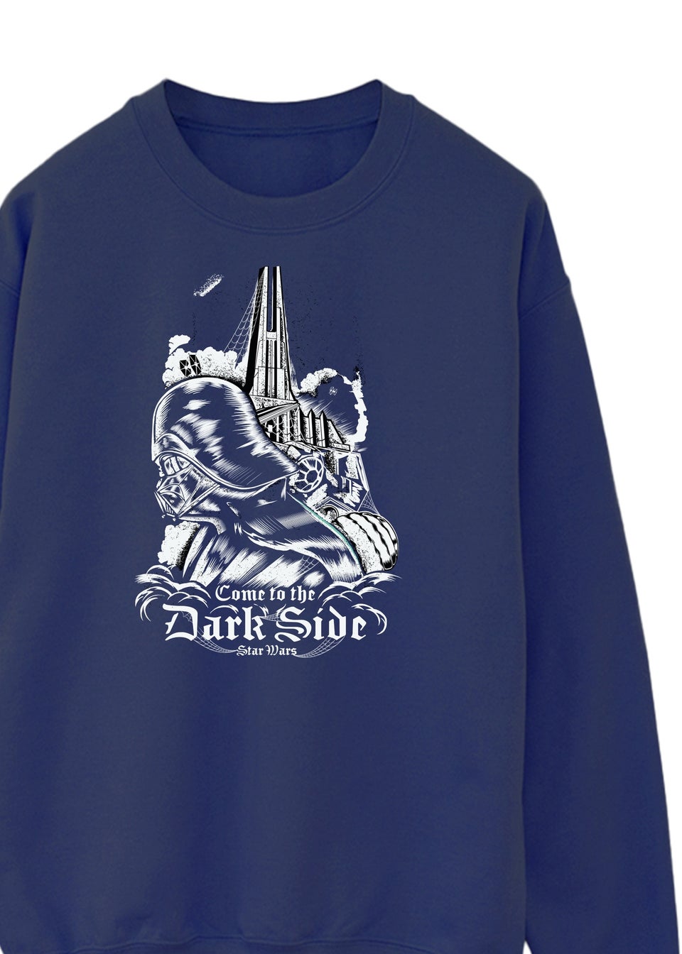 Star Wars Dark Side Men's Navy Graphic Sweatshirt