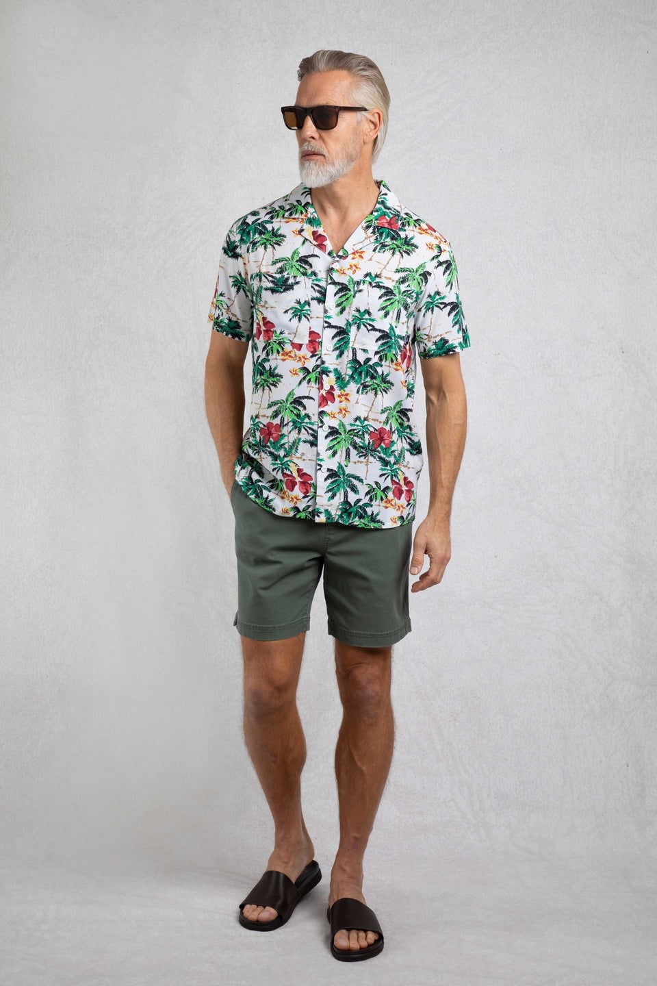 Weird Fish Peapod Holborn Hawaiian Shirt