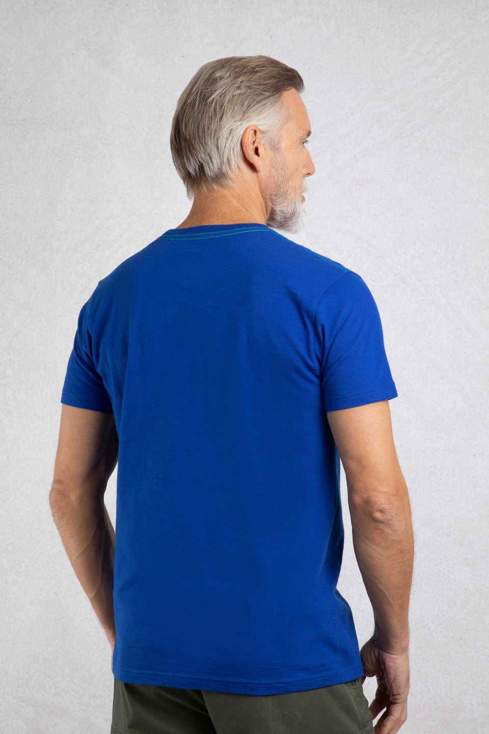 Weird Fish Cobalt Blue Pacific Front Print Graphic T-Shirt