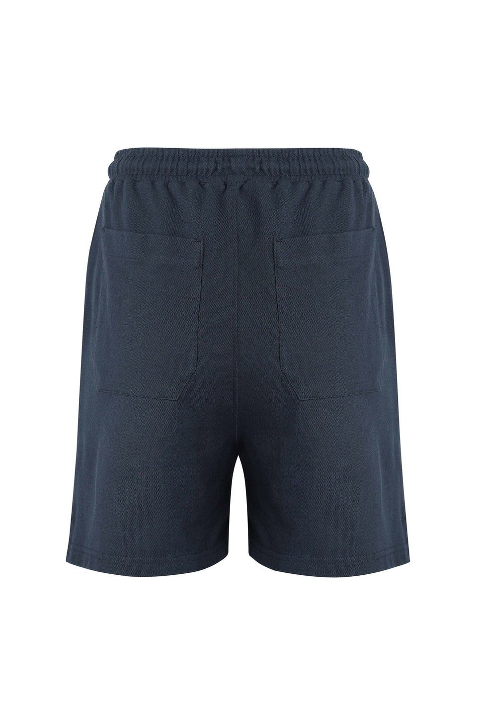 Weird Fish Navy Ebony Pique Shorts