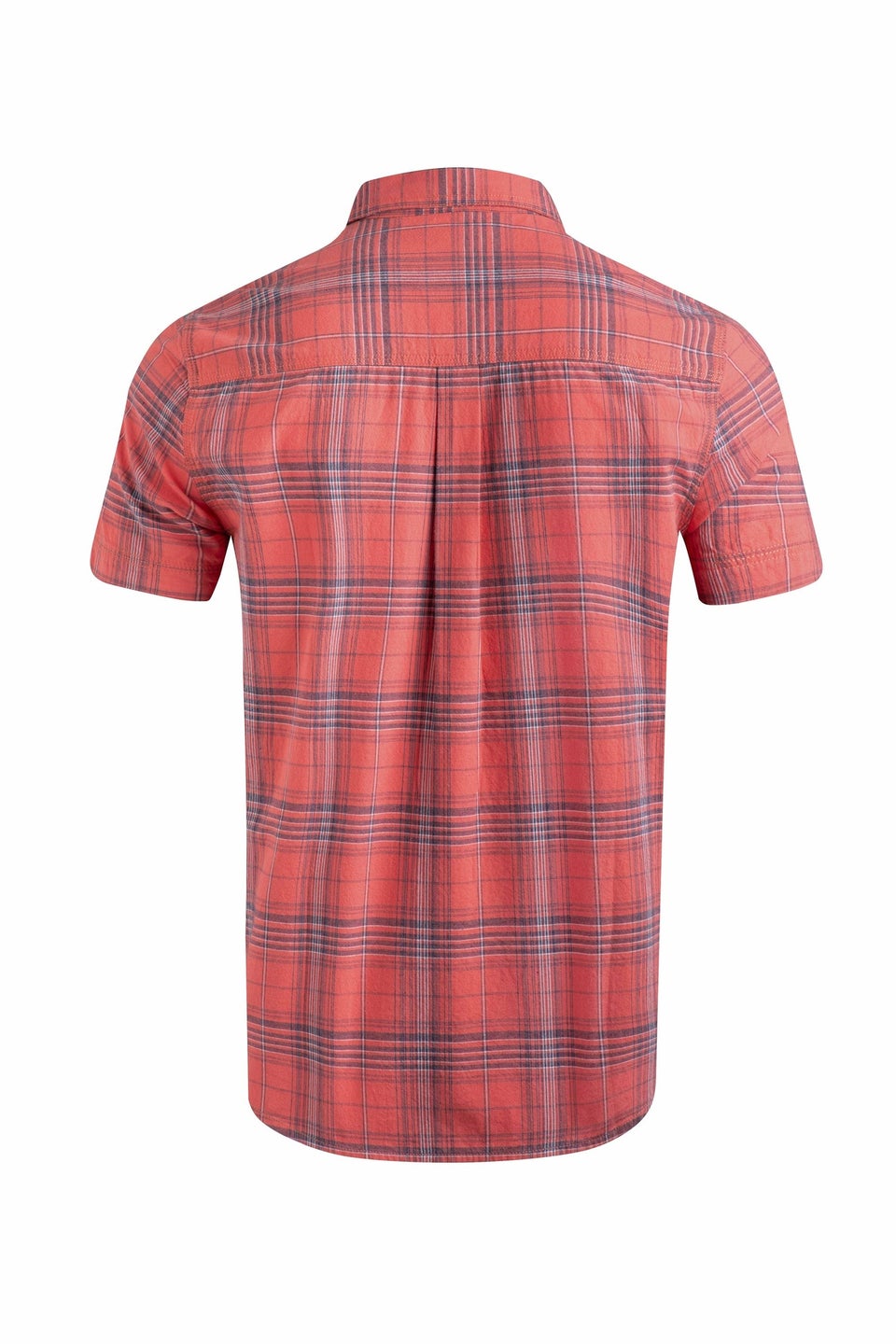 Weird Fish Retro Red Angeles Vintage Wash Short Sleeve Check Shirt