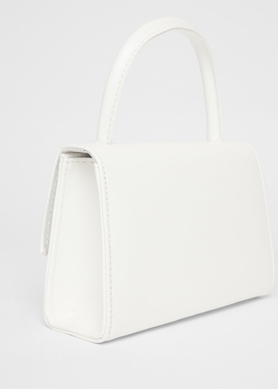 Quiz White Heart Detail Bag