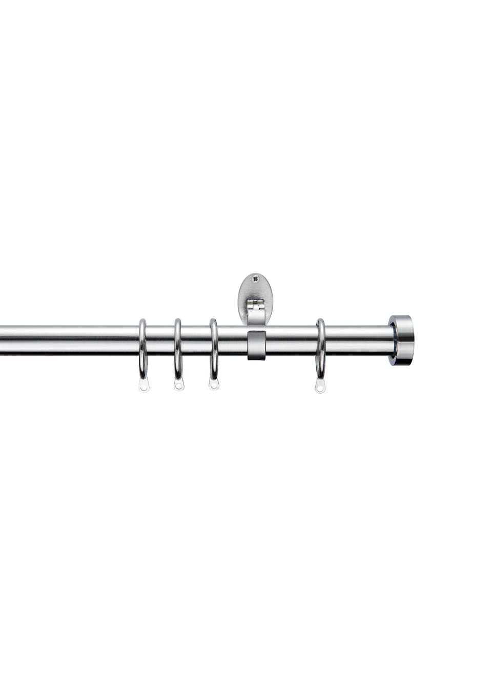 Little Black Book Stainless Steel Extendable Stud Curtain Pole