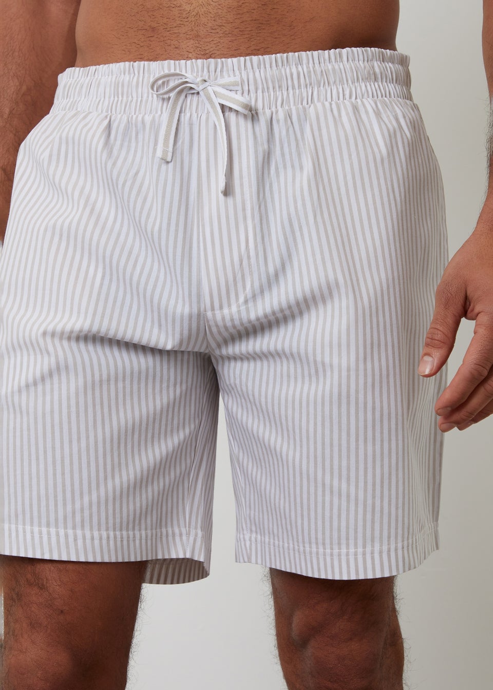 Threadbare Blue 3-Pack Stripe Cotton Poplin Lounge Shorts