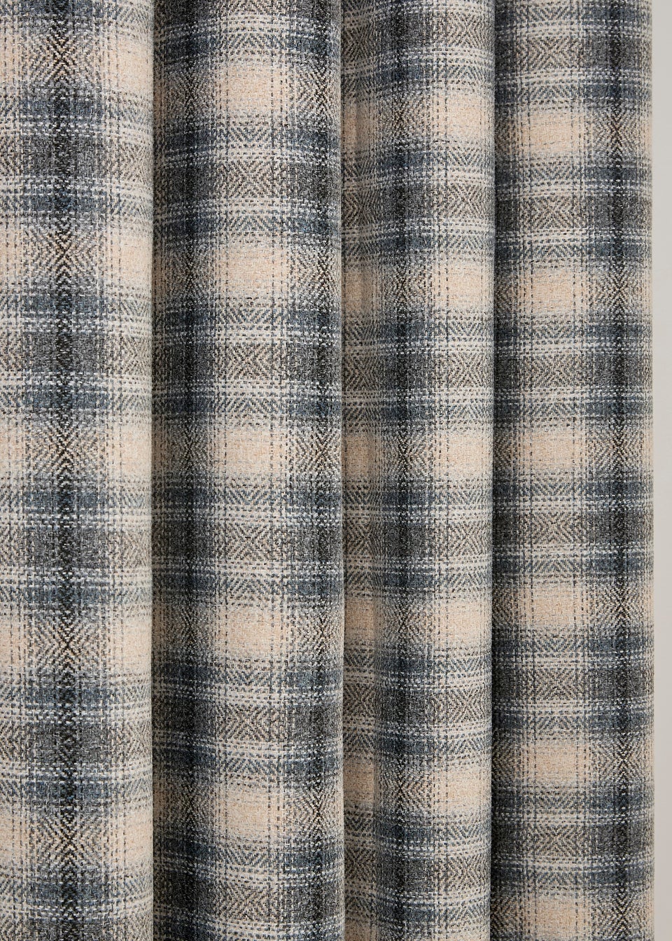 Curtina Everett Jacquard Heavyweight Grey Eyelet Curtains