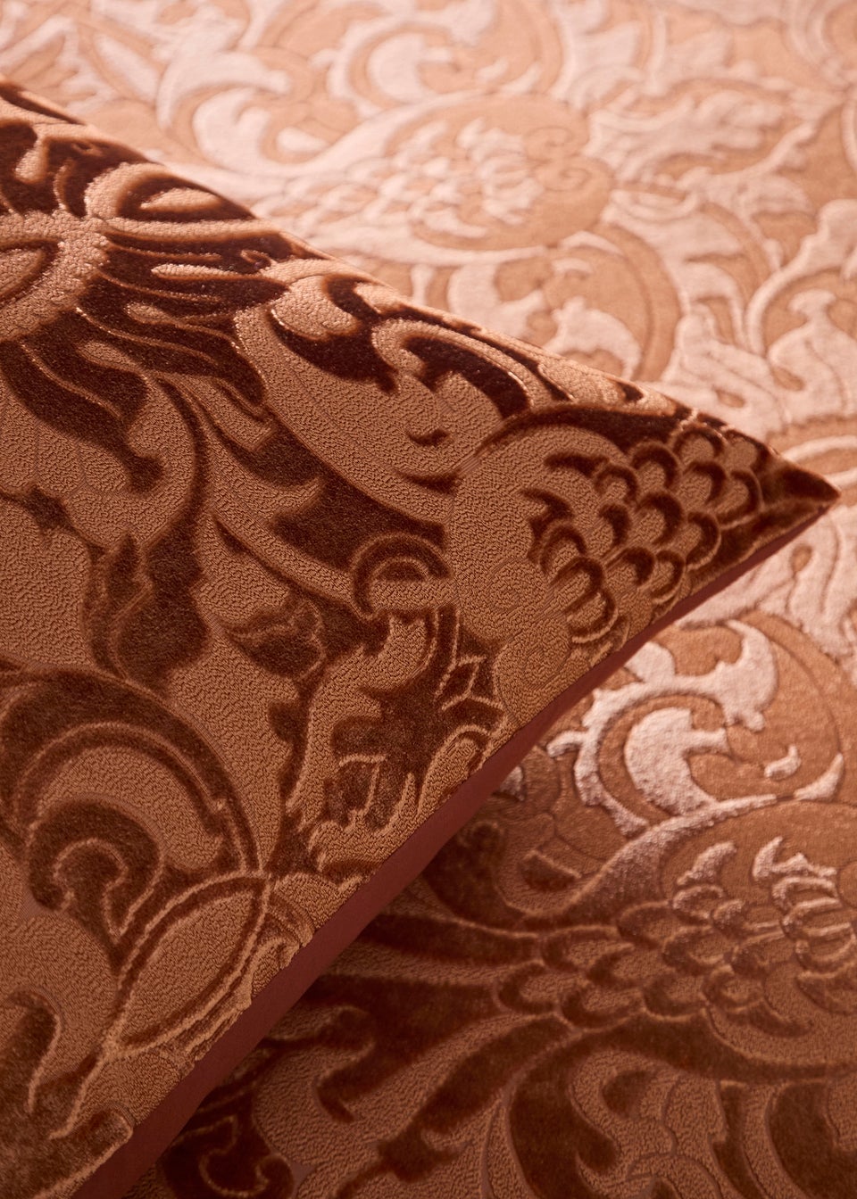 Laurence Llewelyn-Bowen Firenza Velvet Spice Duvet Cover Set