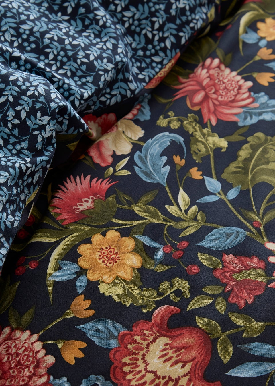 Dreams & Drapes Bejewelled Reversible Navy Duvet Cover Set