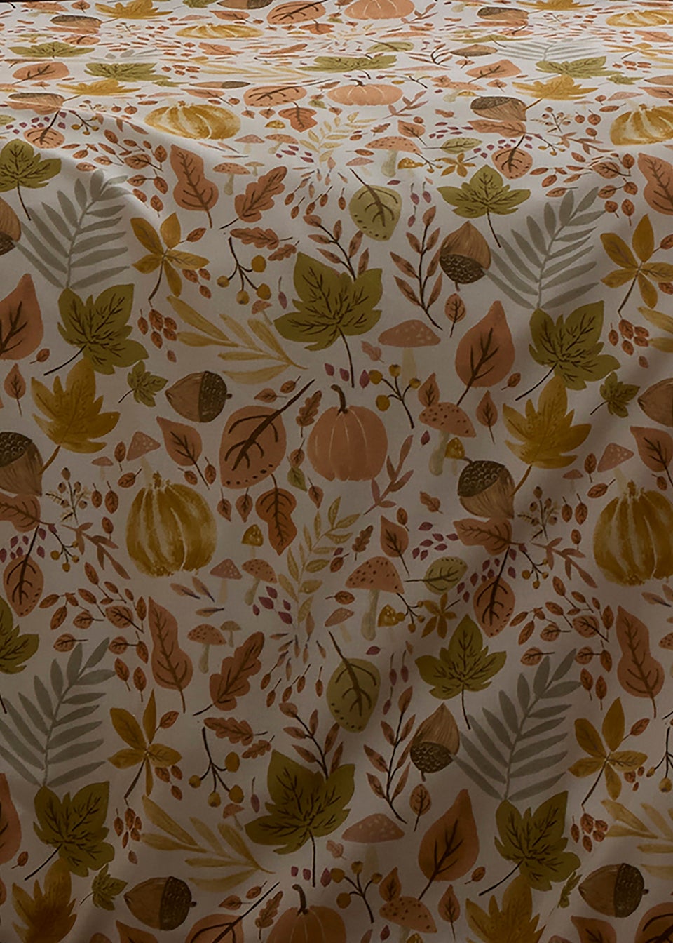 Dreams & Drapes Autumn Foliage Super Soft Natural Duvet Cover Set