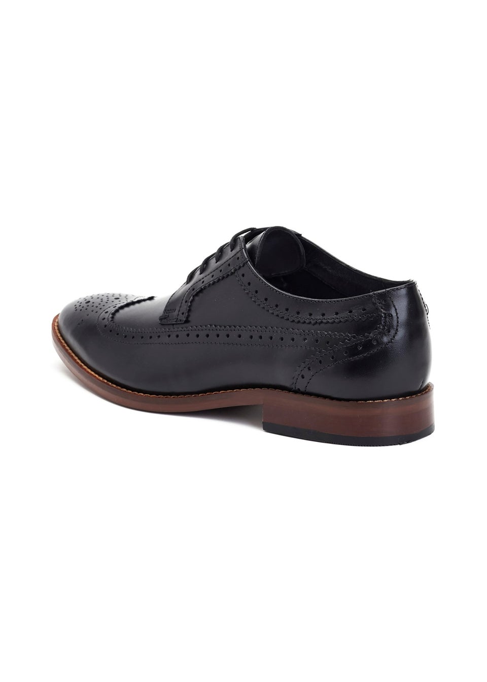 Base London Black Twain Brogue