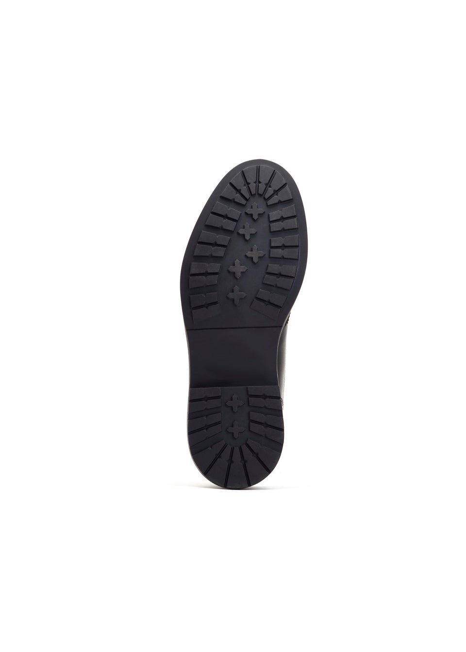 Base London Black Dime Derby Shoe
