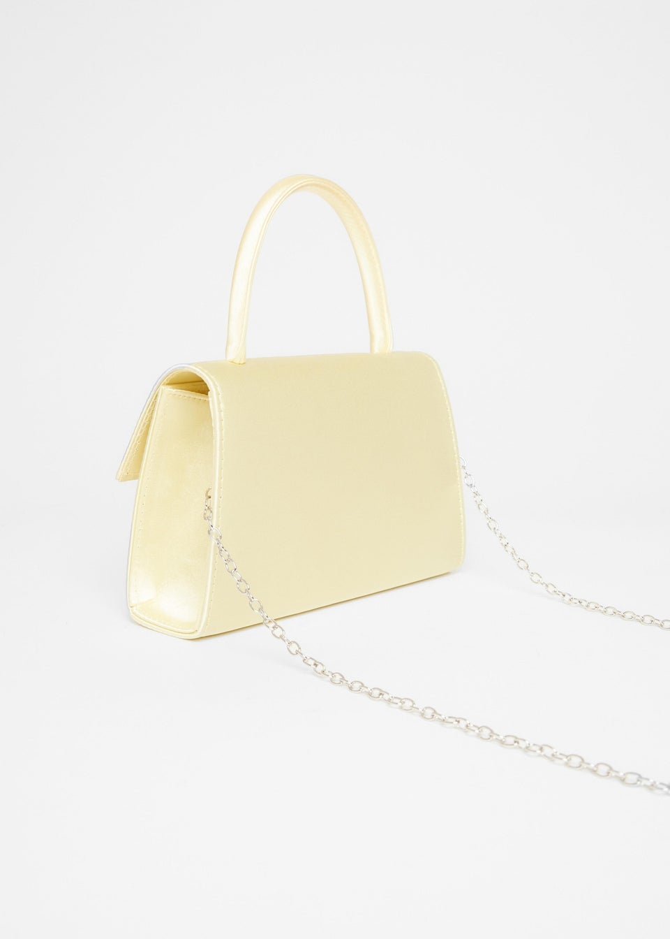 Quiz Yellow Top Handle Bag