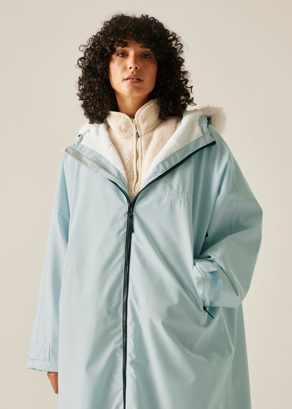 Regatta Pastel Blue Changing  Robe