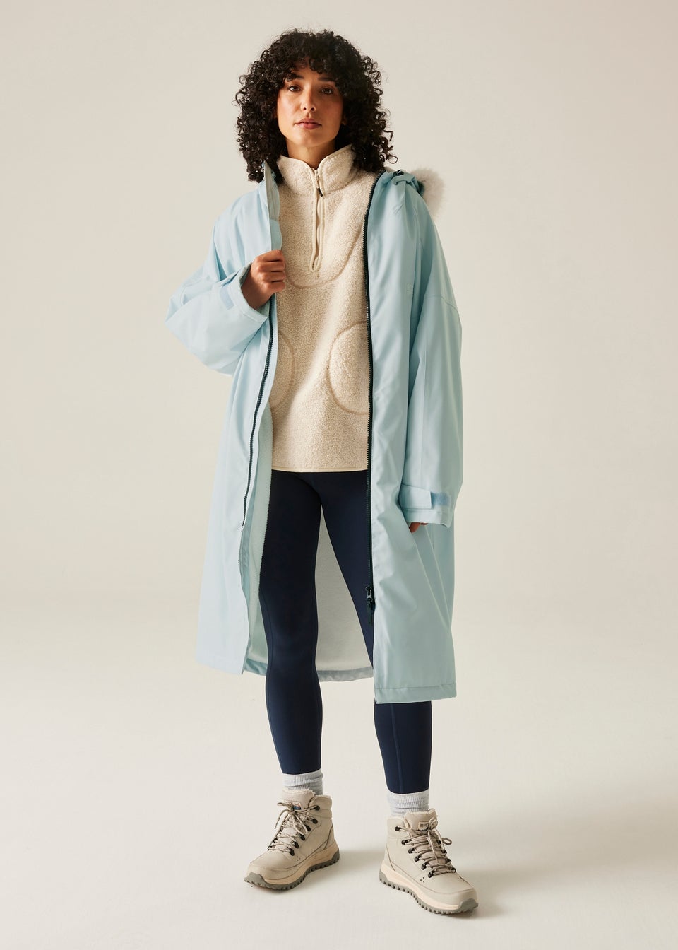 Regatta Pastel Blue Changing  Robe
