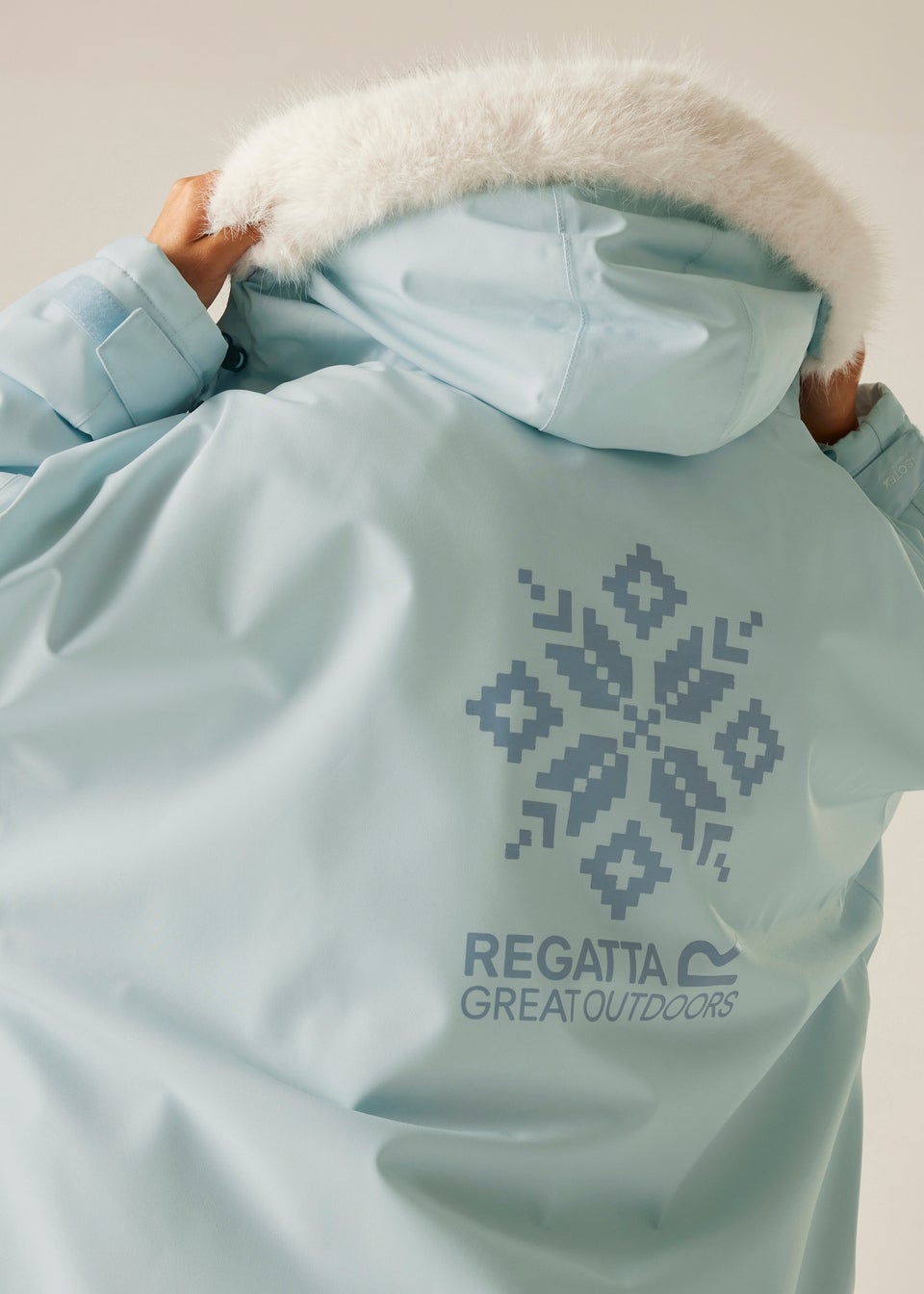 Regatta Pastel Blue Changing  Robe